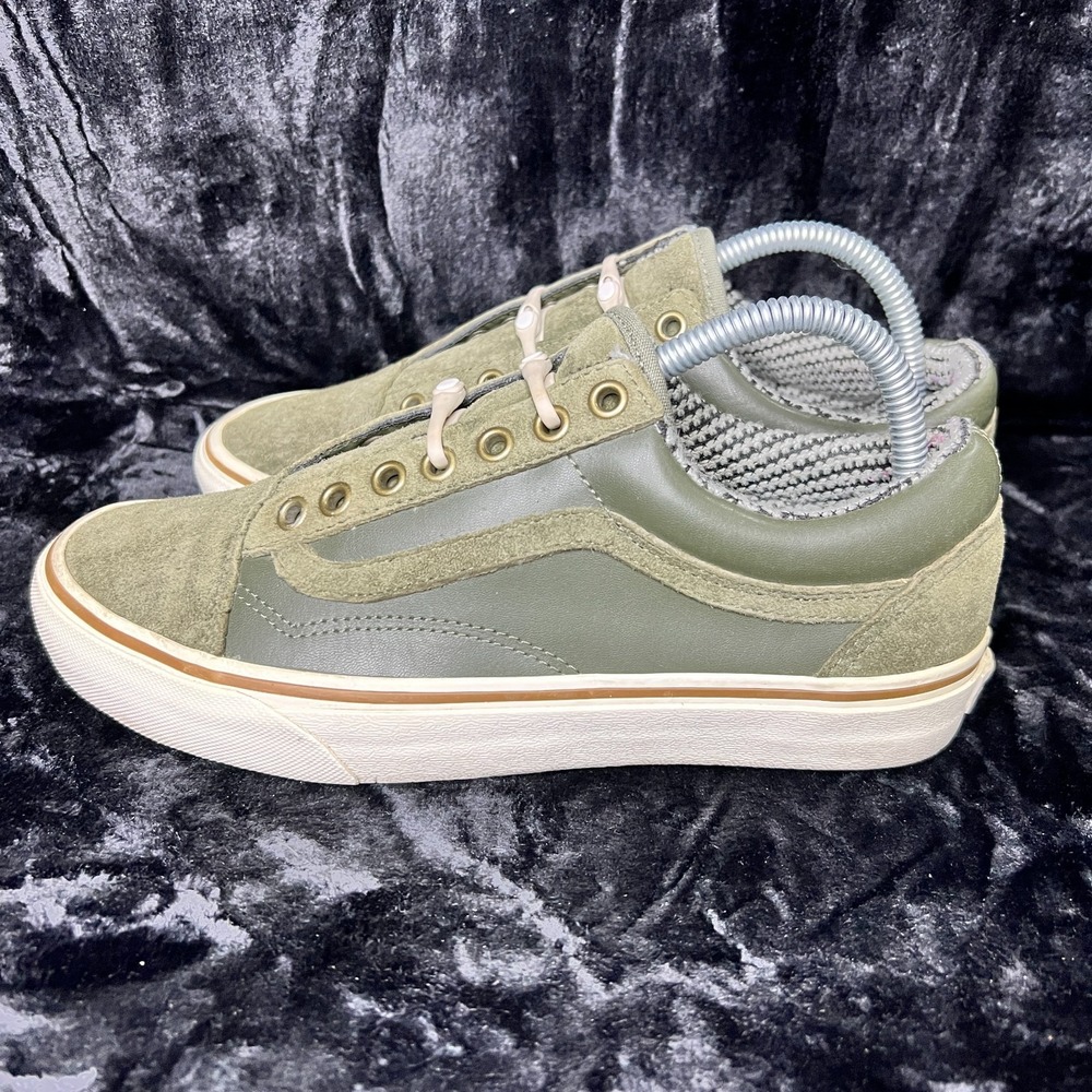 Vans Old Skool MTE 721454 Unisex M7/W8.5‎ Shoes Grape Leaf Marshmallow Sneakers